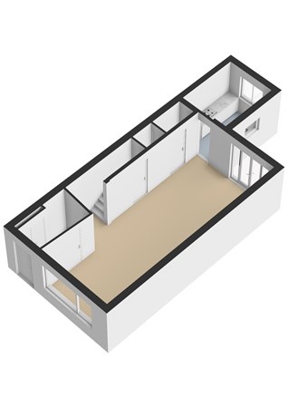 Floorplan - Bilderdijkstraat 29, 3314 RB Dordrecht